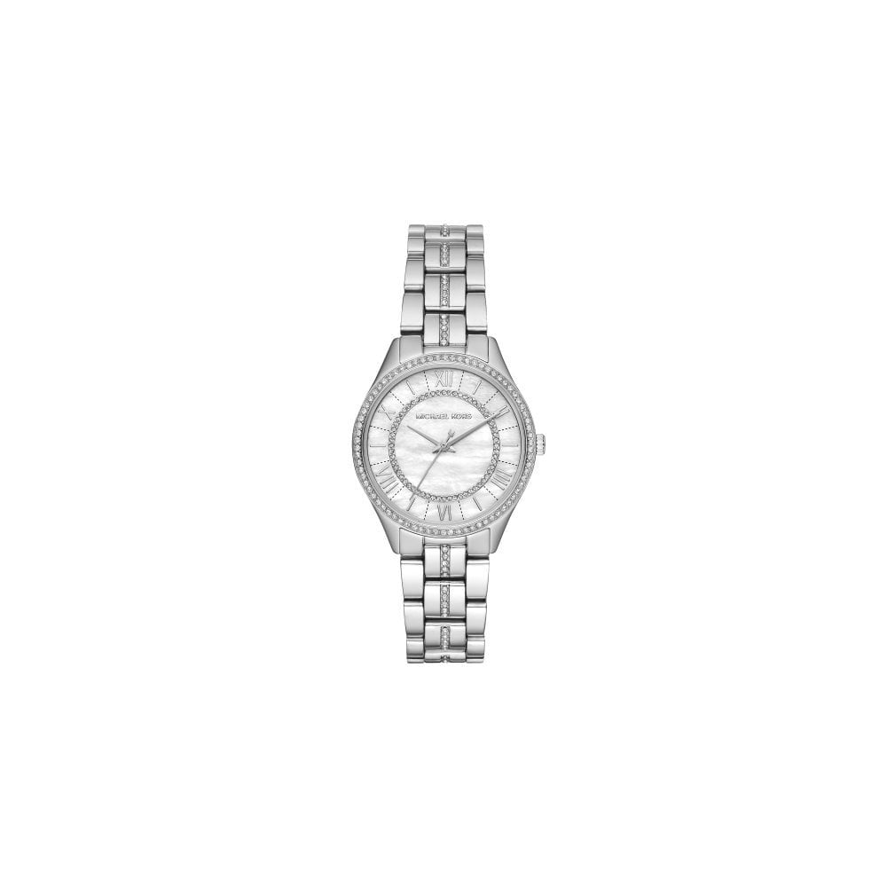LAURYN CRYSTAL MOTHER OF PEARL DIAL LADIES WATCH