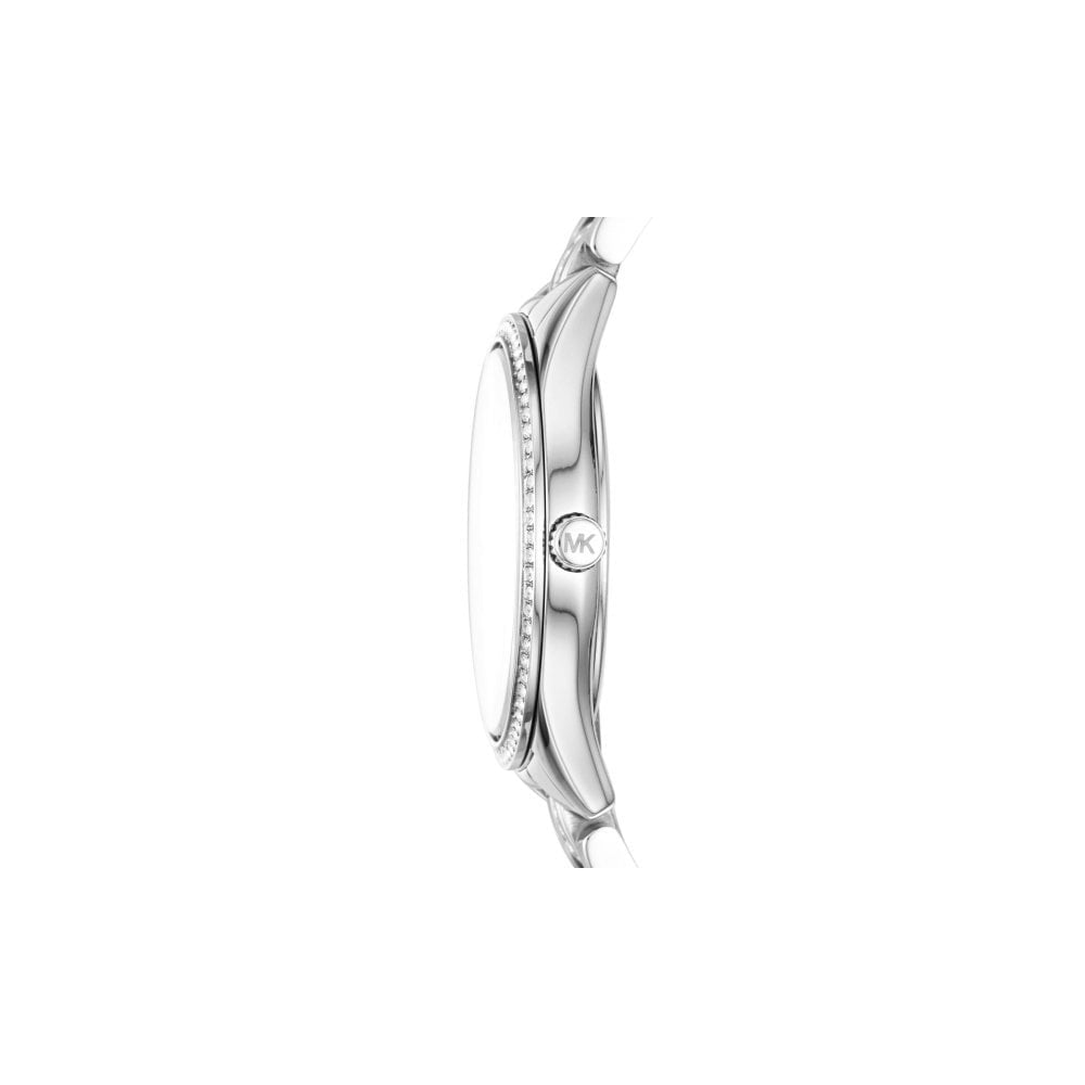 LAURYN CRYSTAL MOTHER OF PEARL DIAL LADIES WATCH
