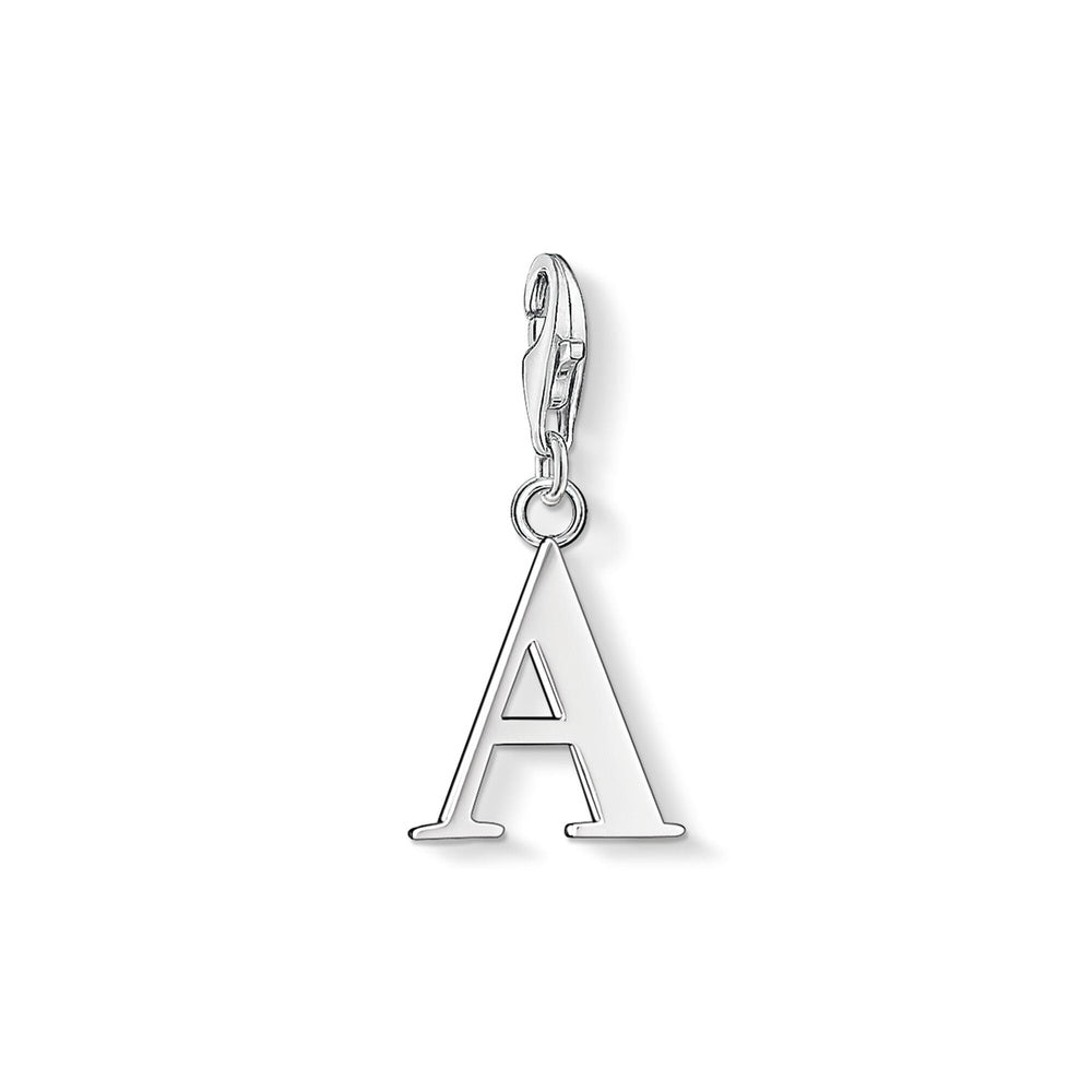 LETTER A CHARM PENDANT