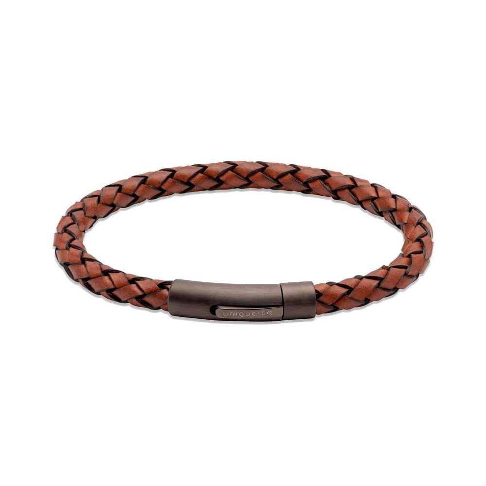 LIDO COGNAC LEATHER BRACELET