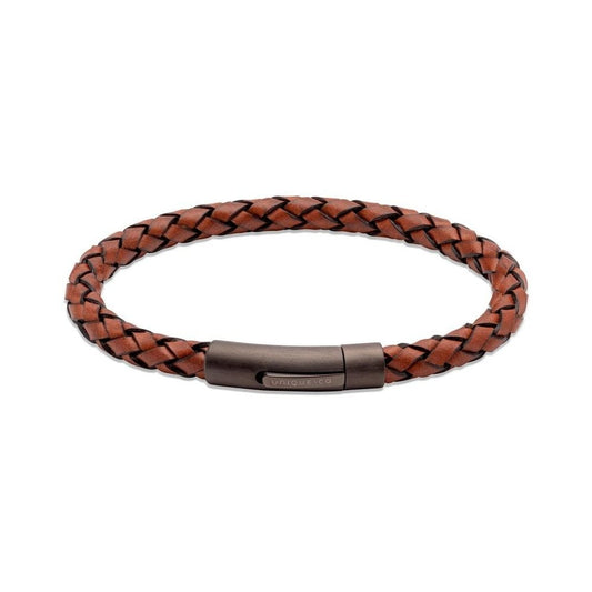 LIDO COGNAC LEATHER BRACELET