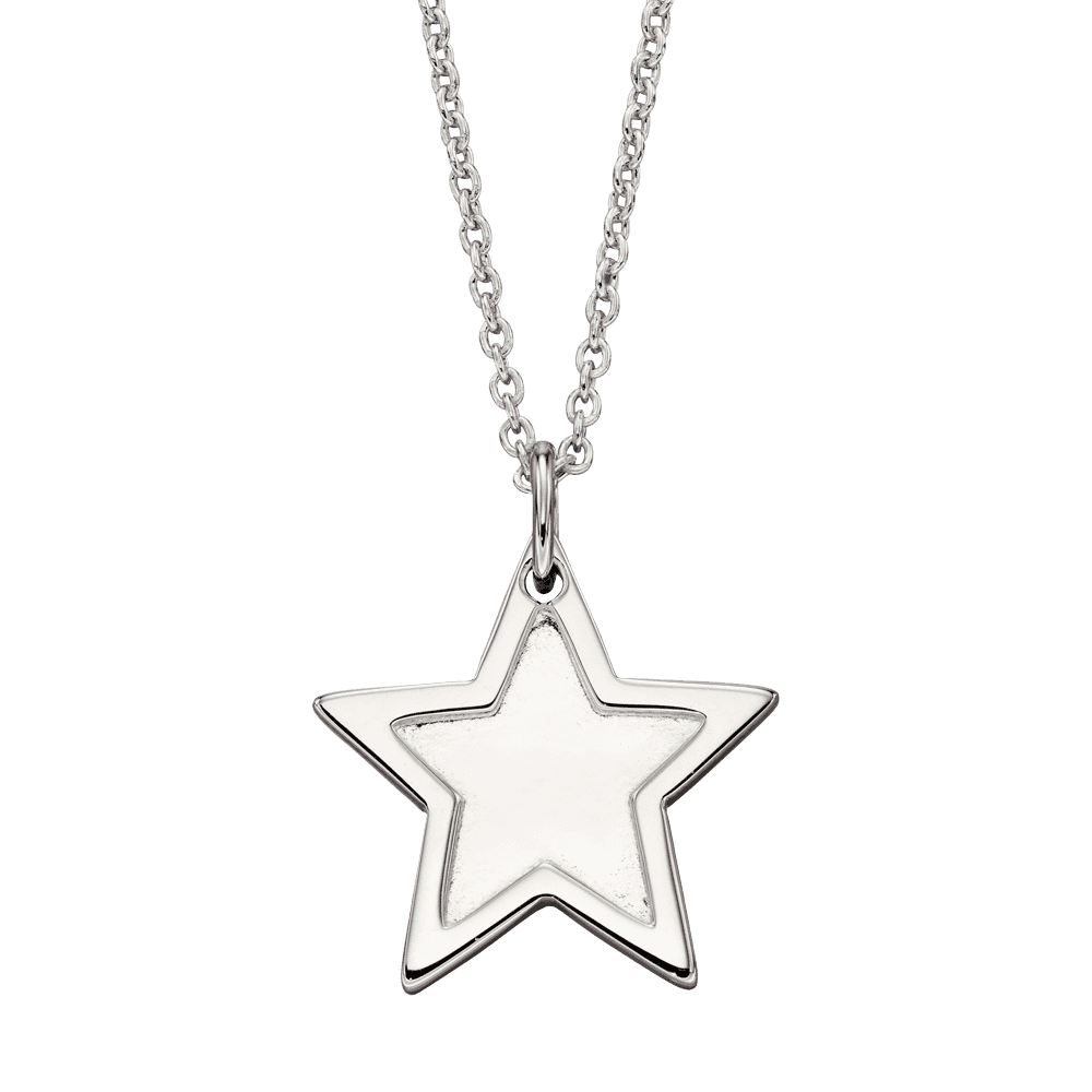 LITTLE STAR MILLIE STERLING SILVER STAR NECKLACE