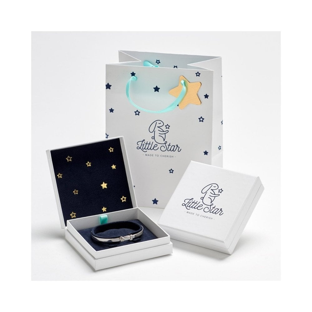 LITTLE STAR NOOR STERLING SILVER DIAMOND EARRINGS
