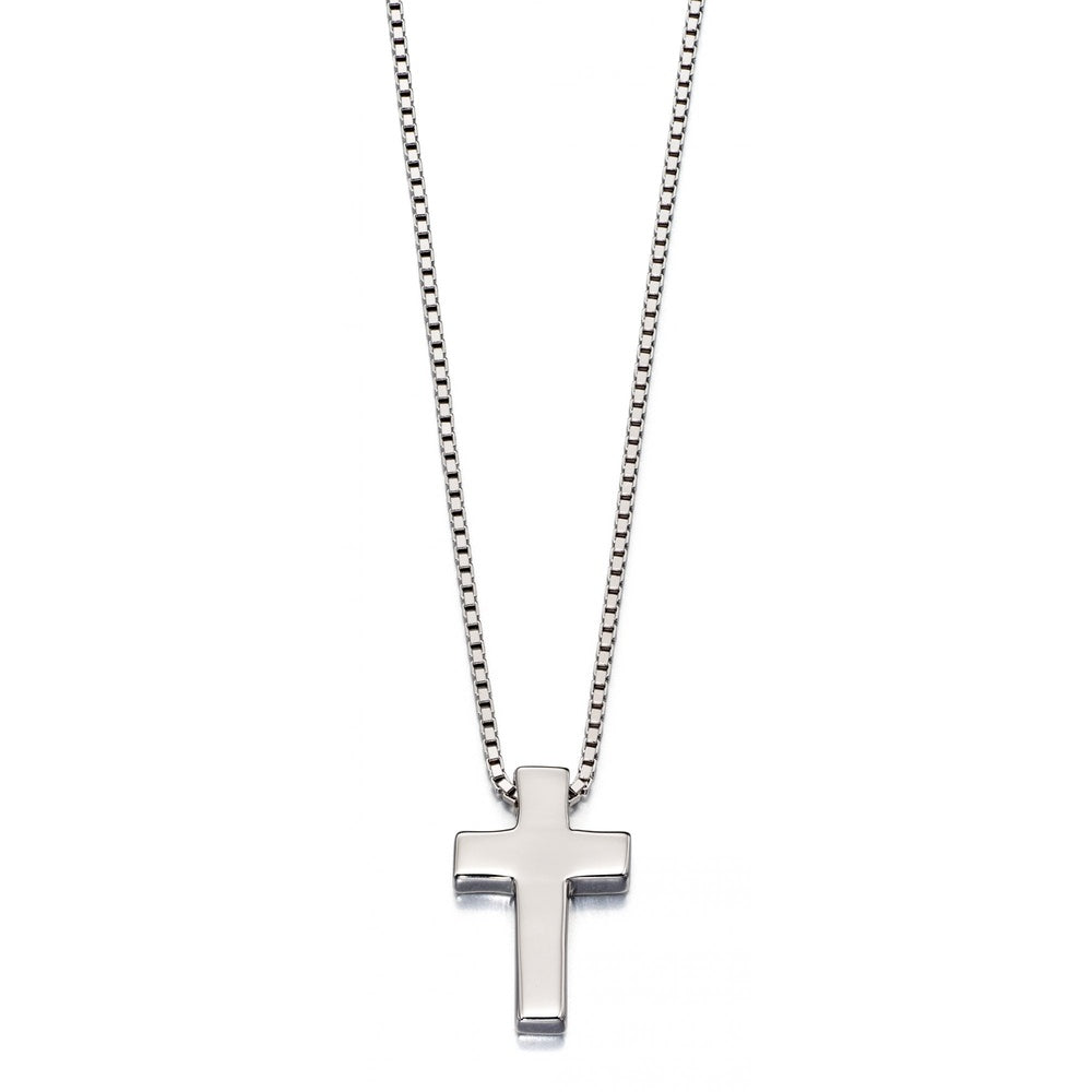 LITTLE STAR THOM STERLING SILVER CROSS NECKLACE