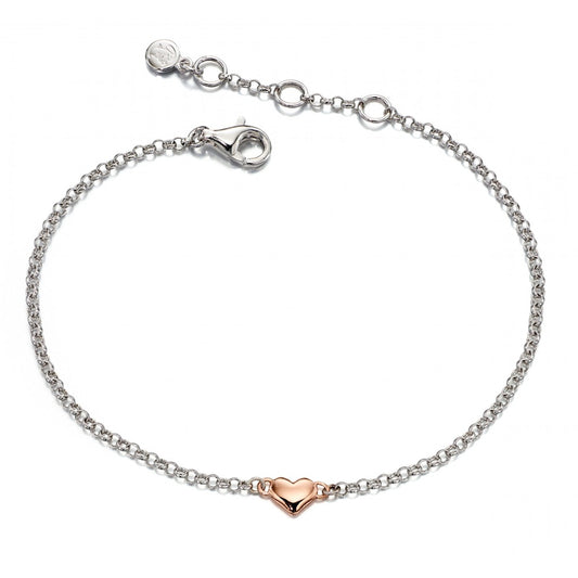 LITTLE STARS ROSE ON SIL BRACELET