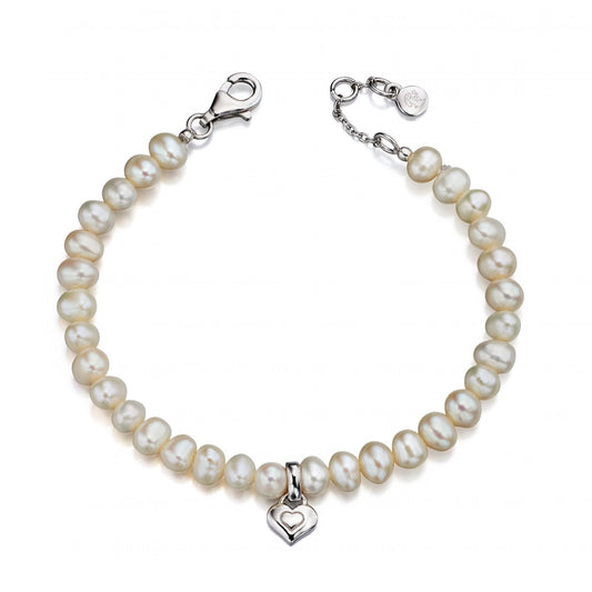 LITTLE STARS SS PEARL BRACELET
