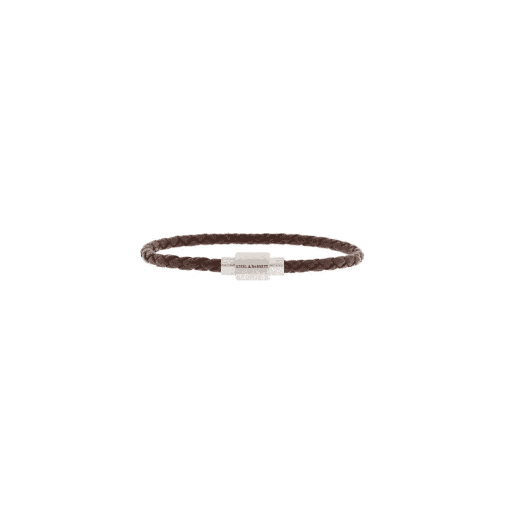 LUKE LANDON BROWN LEATHER BRACELET