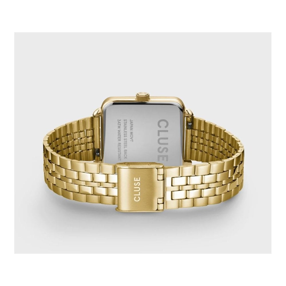 La Tétragone Chronograph, Gold Dial, Ladies Gold Stainless Steel Watch