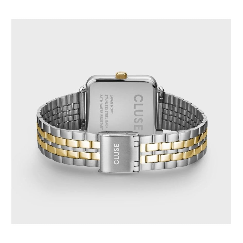 La Tétragone, Chronograph, Ladies Two-Toned Stainless Steel Watch