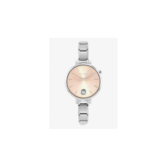 Ladies Composable Time Pink Cubic Zirconia Dial Bracelet Watch