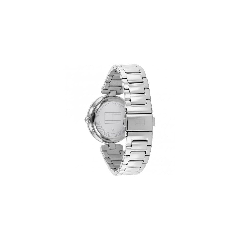 Ladies Tommy Hilfiger Aria Bracelet watch, Stainless steel with silver dial