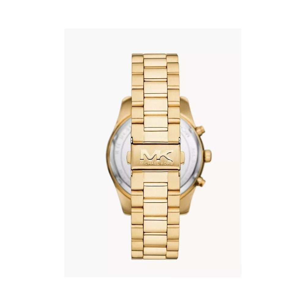 Lexington, Chronograph, Navy Dial, Gents Gold-Tone Stainless Steel Watch