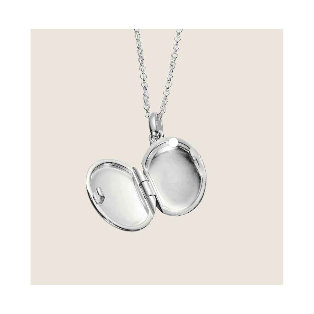 Little Star Margot Beaded Oval Locket