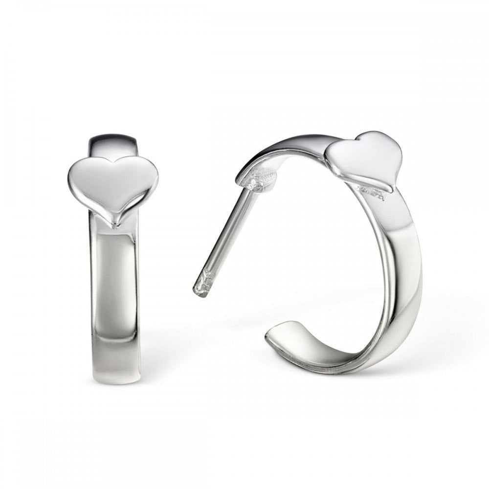 Little Star Novie Heart Hoop Earrings