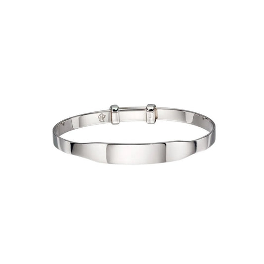 Little Star Silver Willow ID Baby Bangle