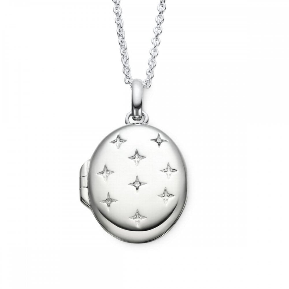 Little Stars Taylor Diamond Star Pattern Locket