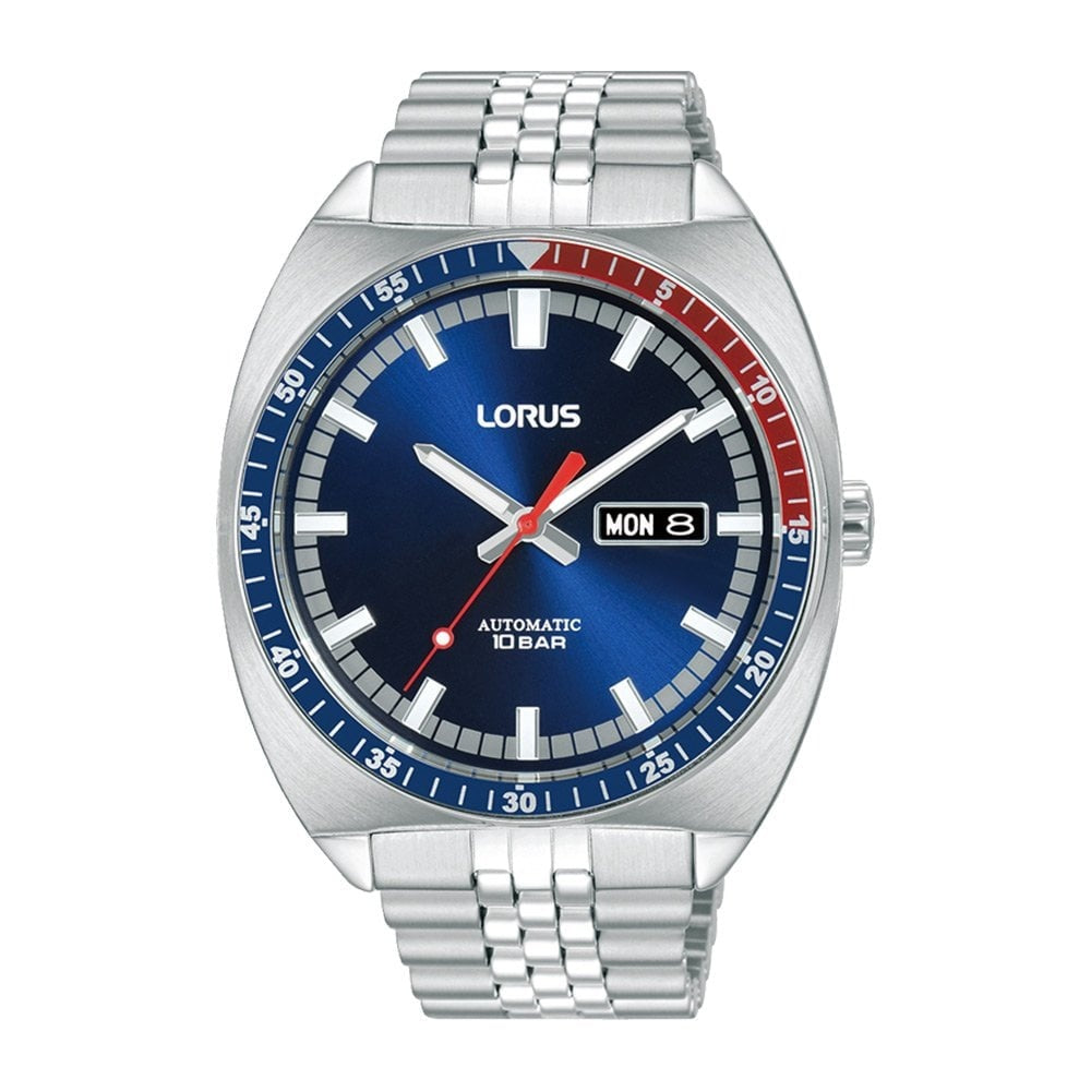 Lorus Automatic Blue Retro sports