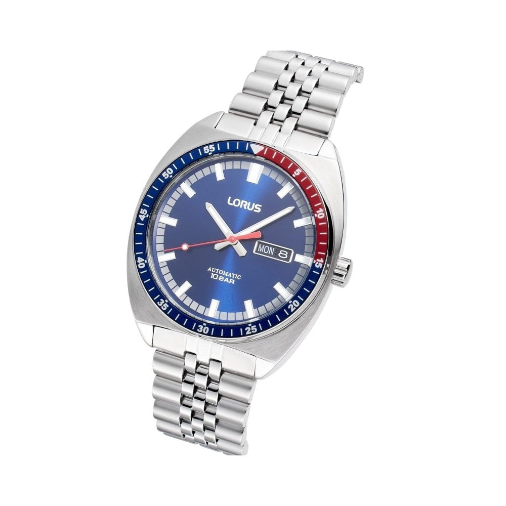 Lorus Automatic Blue Retro sports