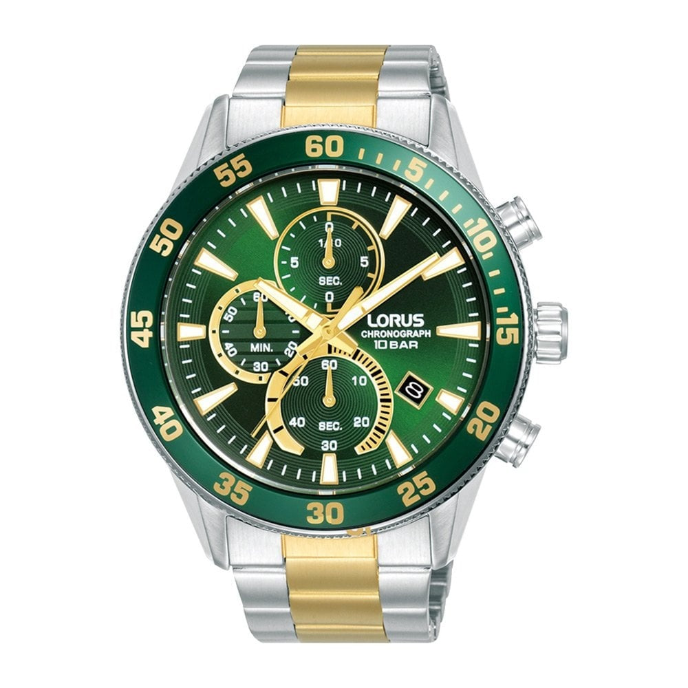Lorus Bi colored Green Watch 