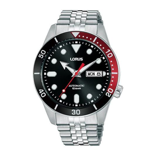 Lorus Black Sunray Dial Watch