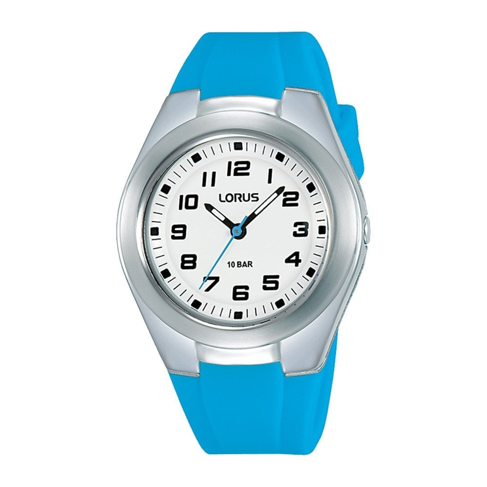 Lorus Boys blue silicon watch 