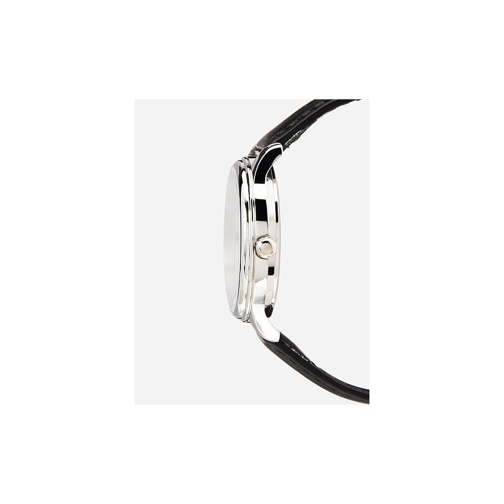 Lorus Ladies Black Leather Watch