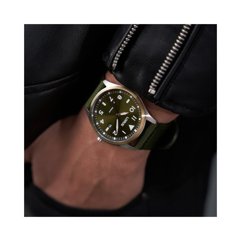 Lorus Men’s Two tone Camo Field watch