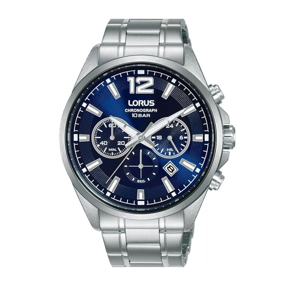 Lorus Mens Steel Case And Bracelet Watch 