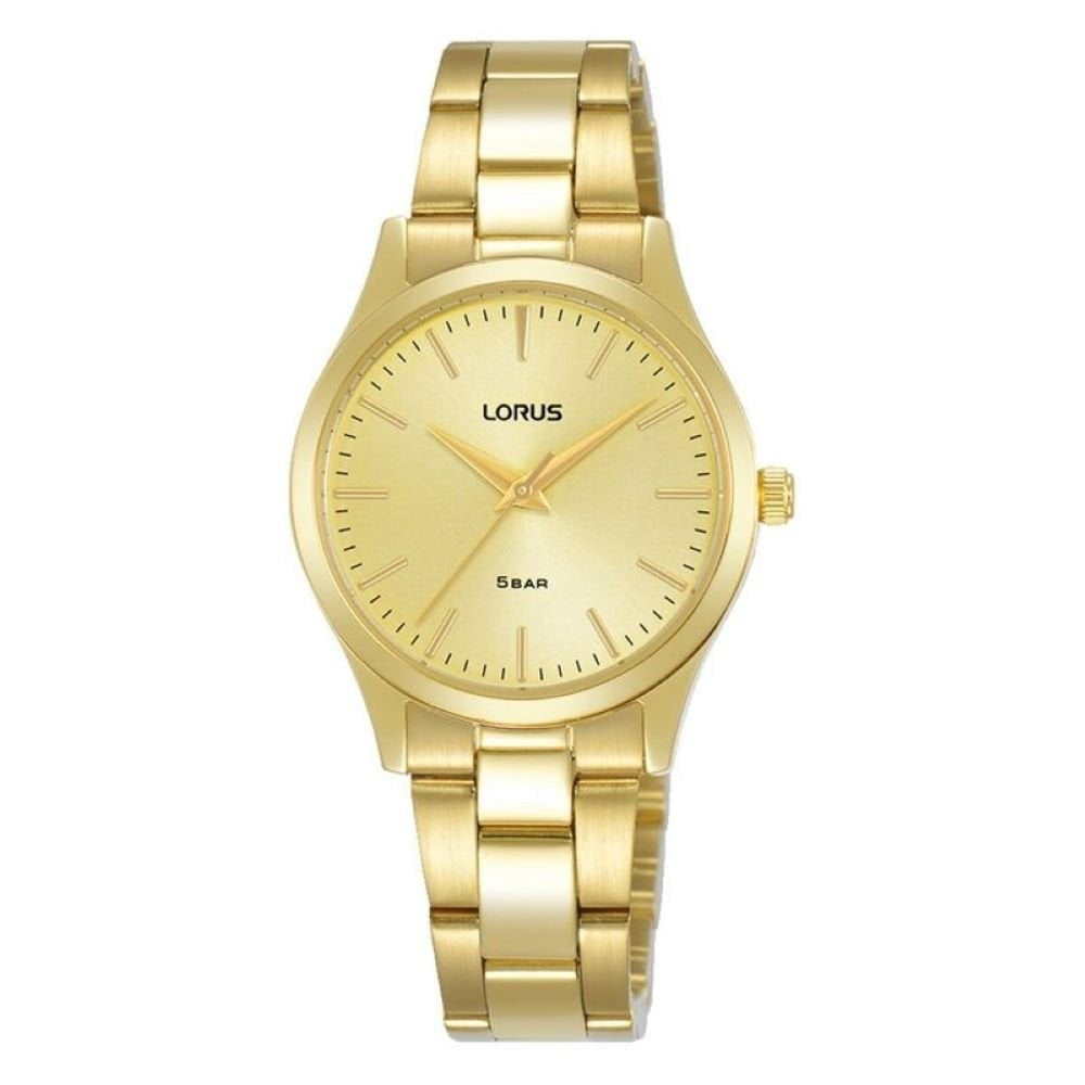 Lorus Womens Gold Case And Bracelet Analogue Watch 
