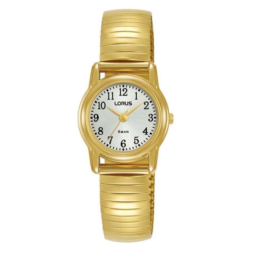 Lorus Womens Gold Case Expandable Bracelet Analogue Watch 