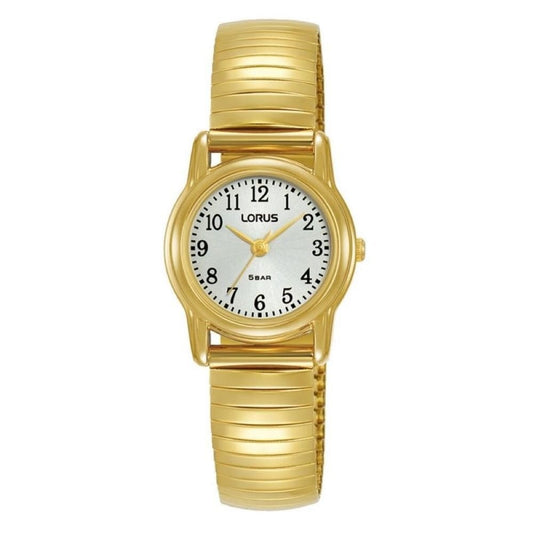 Lorus Womens Gold Case Expandable Bracelet Analogue Watch 