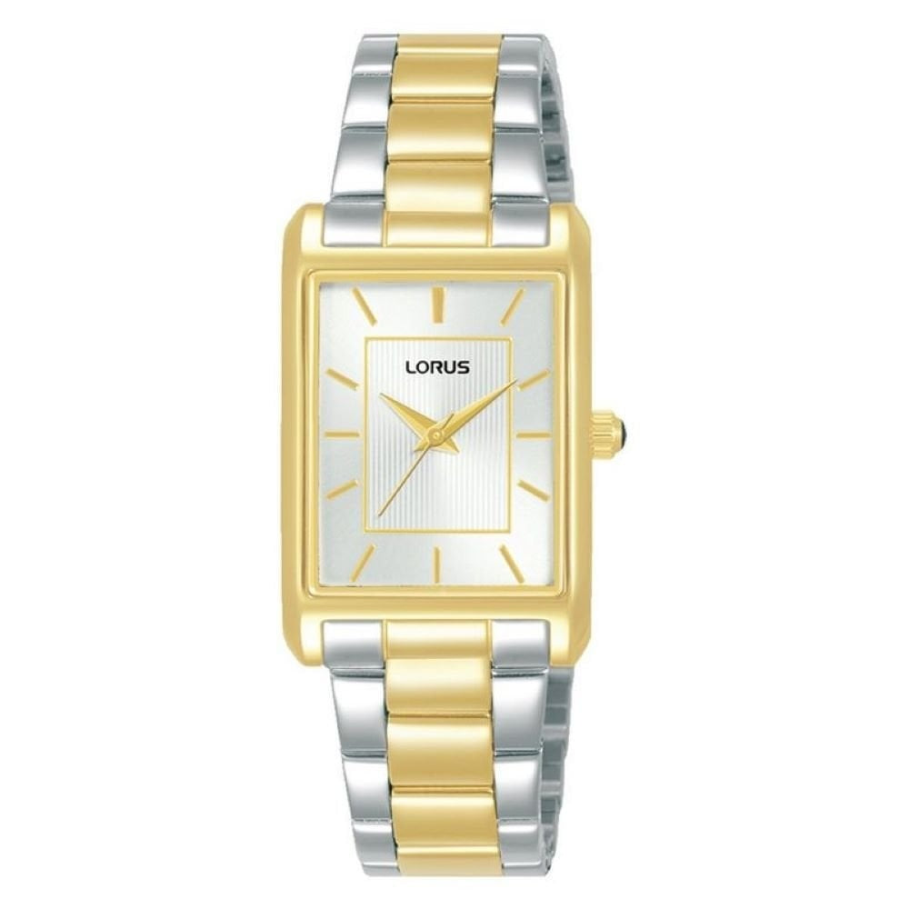 Lorus Womens Steel And Gold Bracelet Analogue Watch 