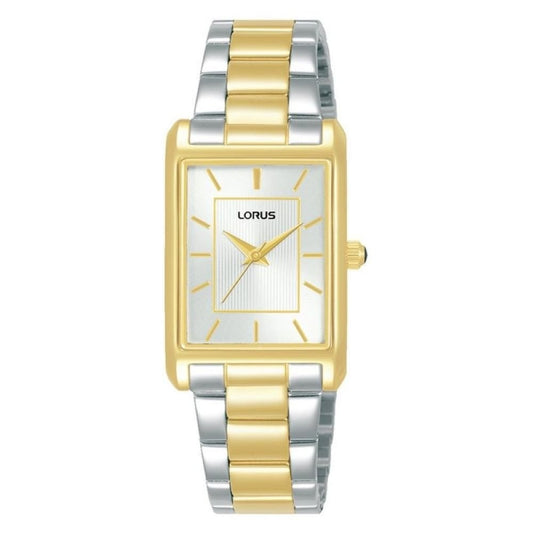 Lorus Womens Steel And Gold Bracelet Analogue Watch 