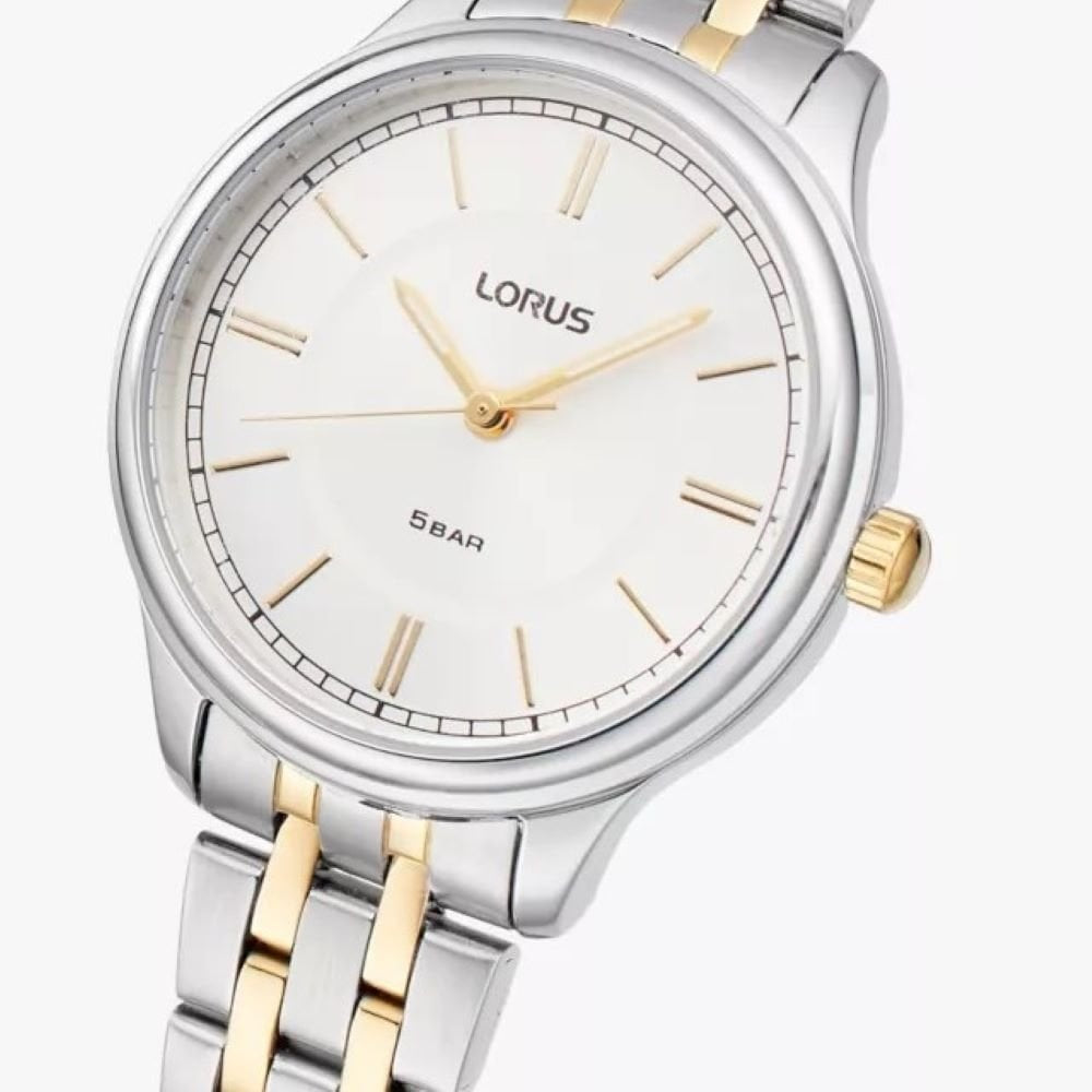 Lorus Womens Steel And Gold Bracelet Watch 
