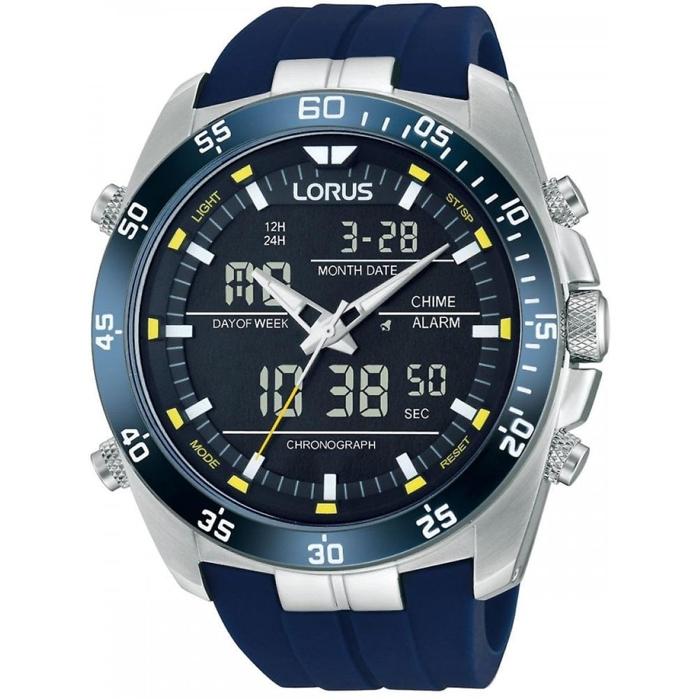 Lorus duo time gents watch