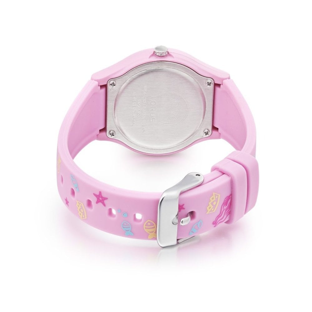 Lorus pink silicon Watch