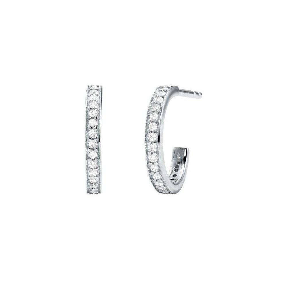 M KORS EARRINGS SS MINI HOOP