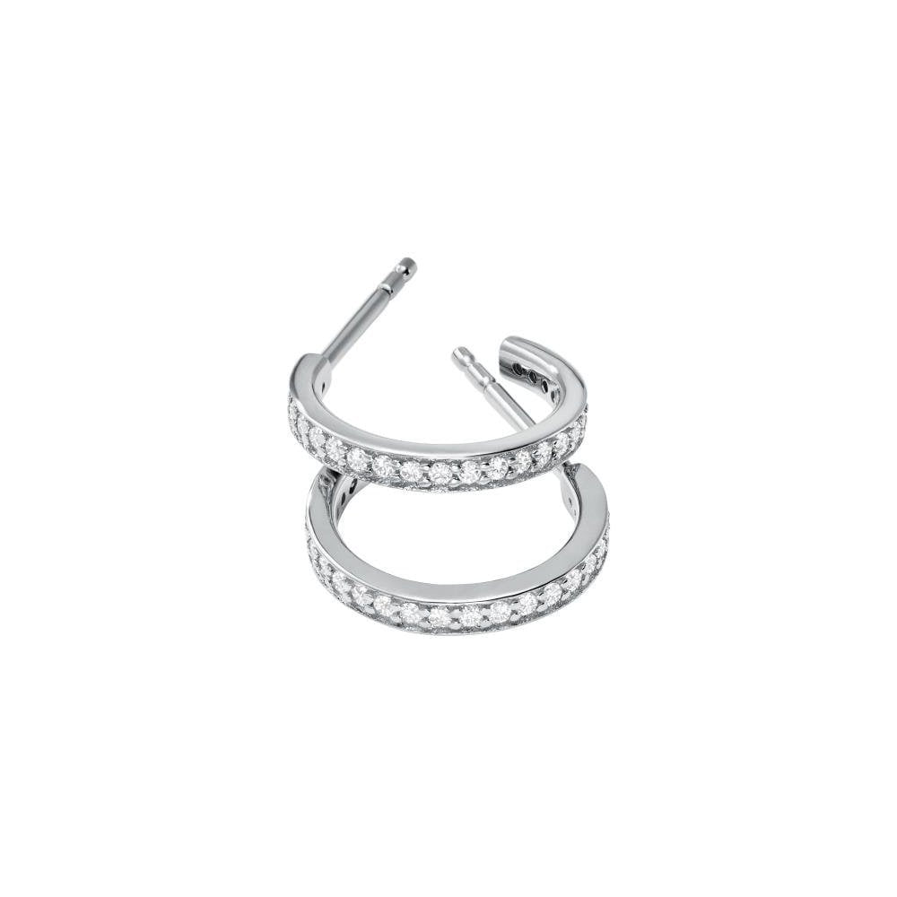 M KORS EARRINGS SS MINI HOOP