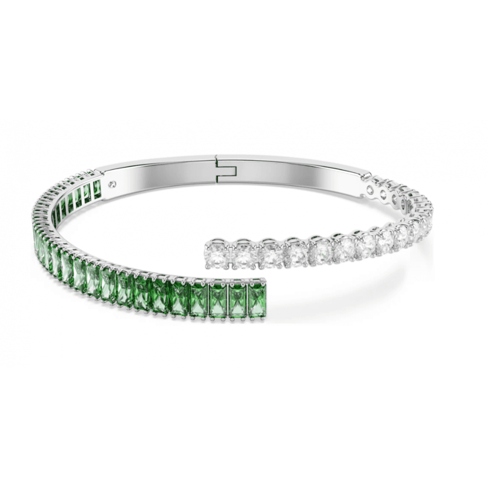 MATRIX GREEN MIXED CUTS BANGLE
