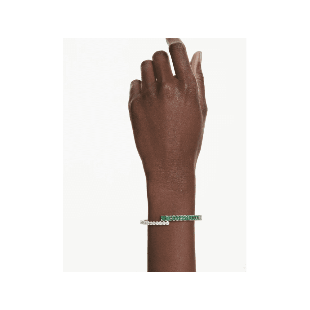 MATRIX GREEN MIXED CUTS BANGLE