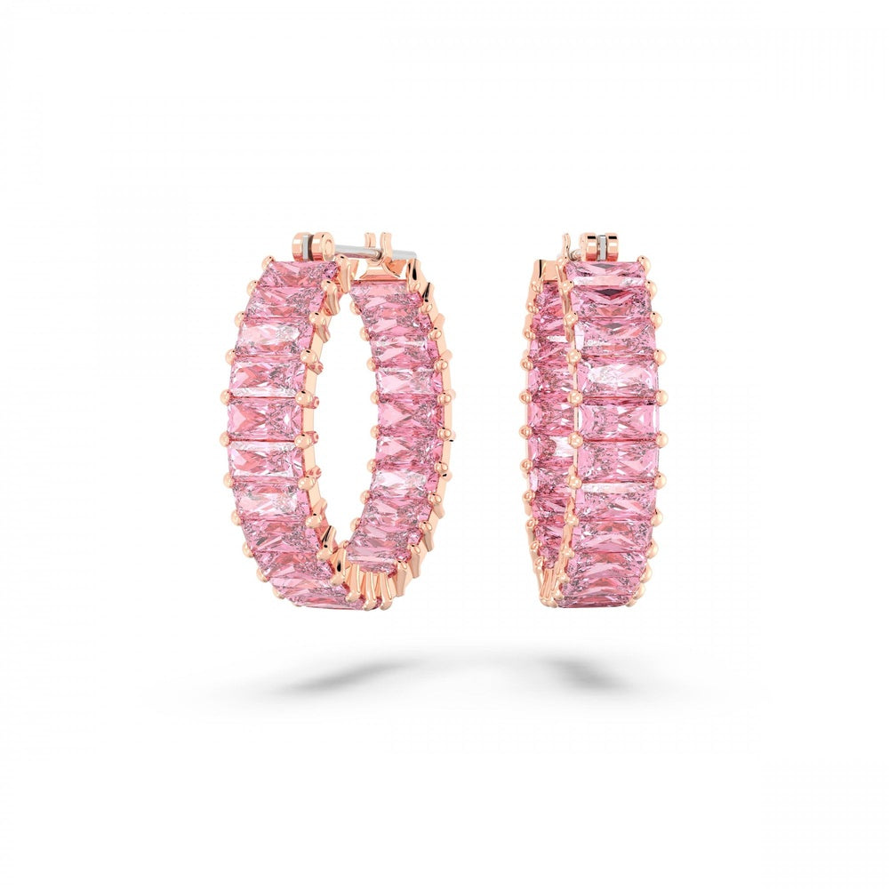 MATRIX PINK HOOP EARRINGS