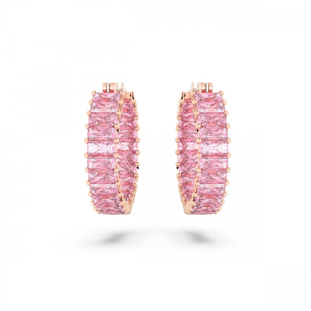 MATRIX PINK HOOP EARRINGS