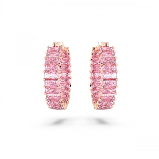 MATRIX PINK HOOP EARRINGS