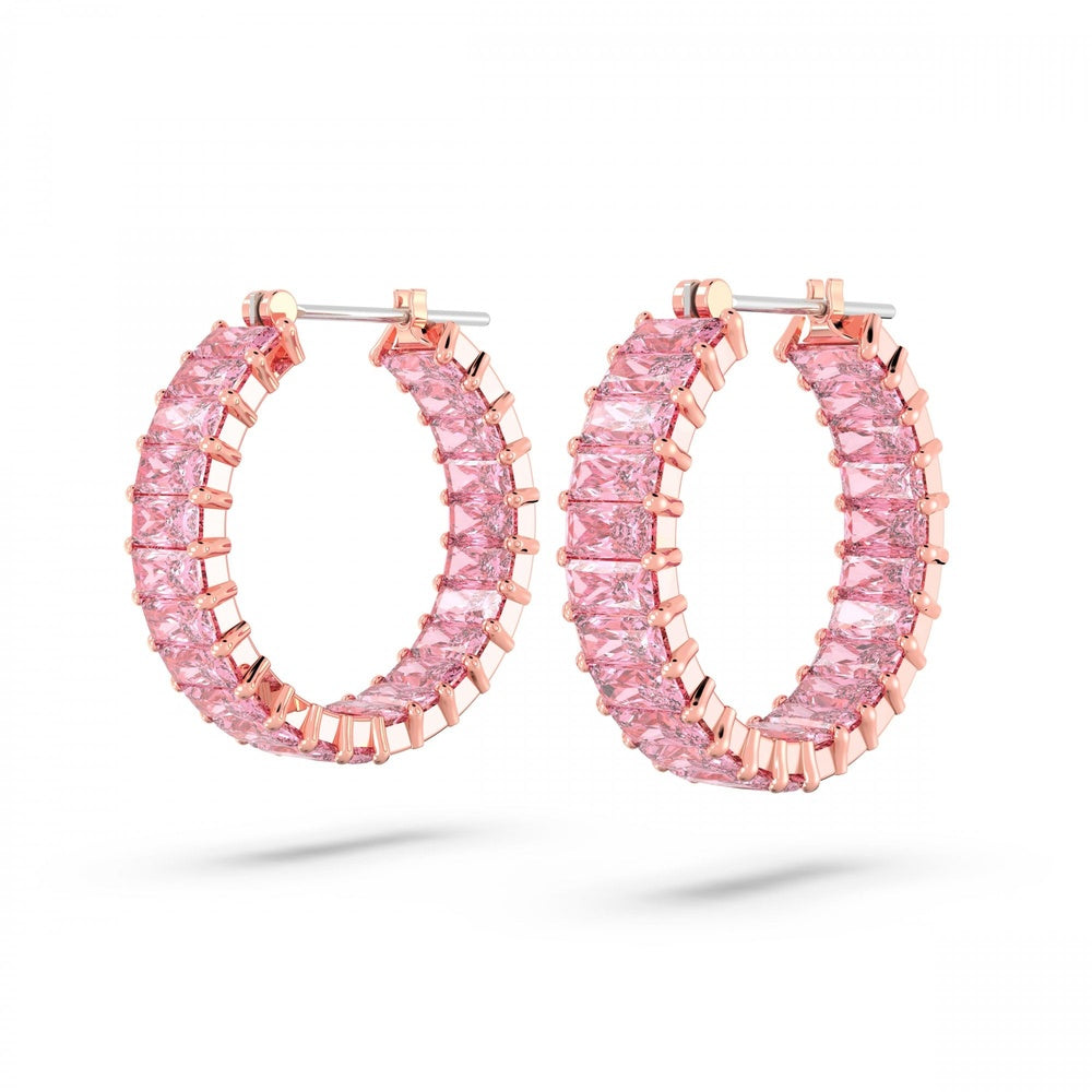 MATRIX PINK HOOP EARRINGS