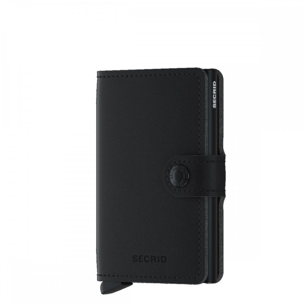 MATT BLACK CARD PROTECTOR MINI WALLET