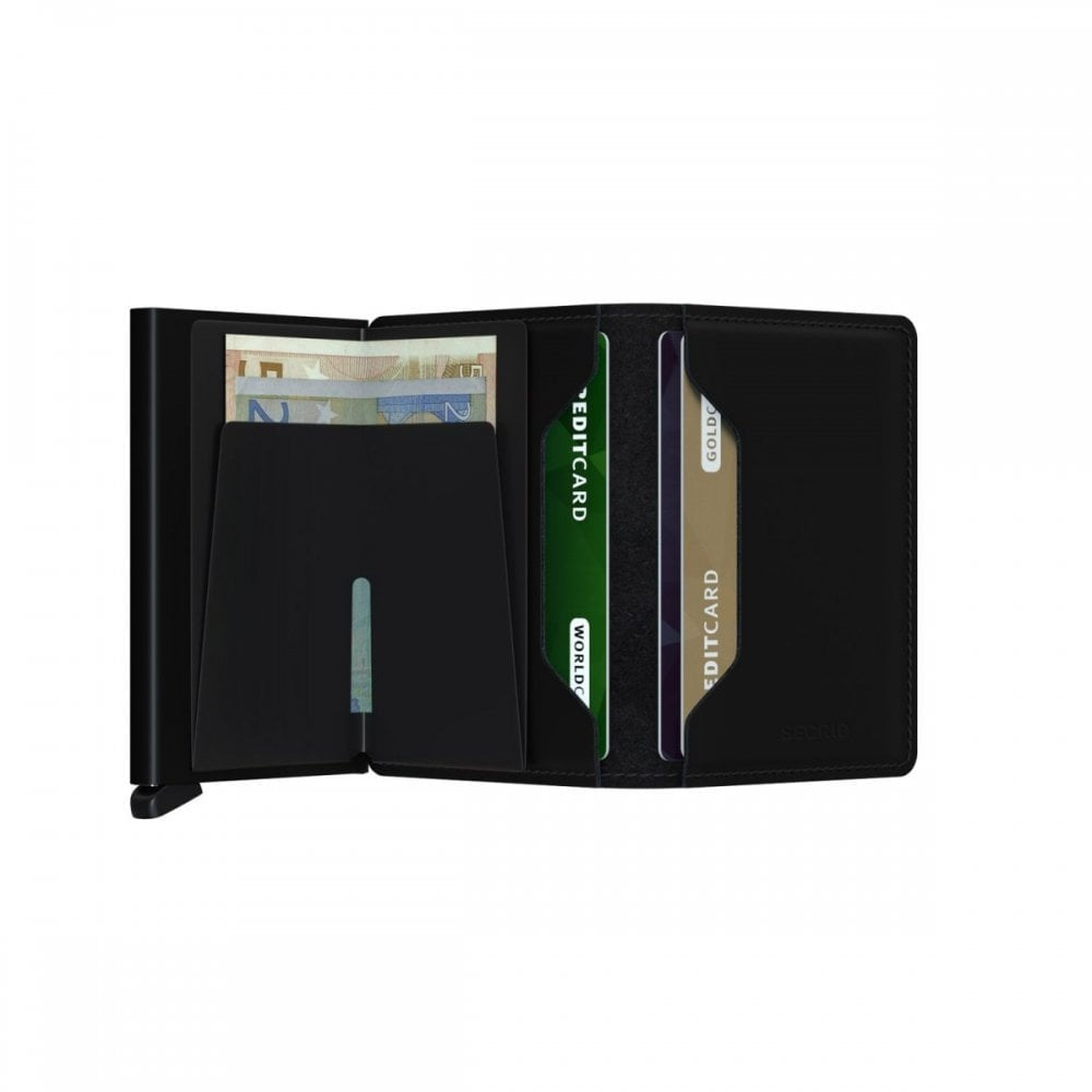 MATT BLACK CARD PROTECTOR MINI WALLET