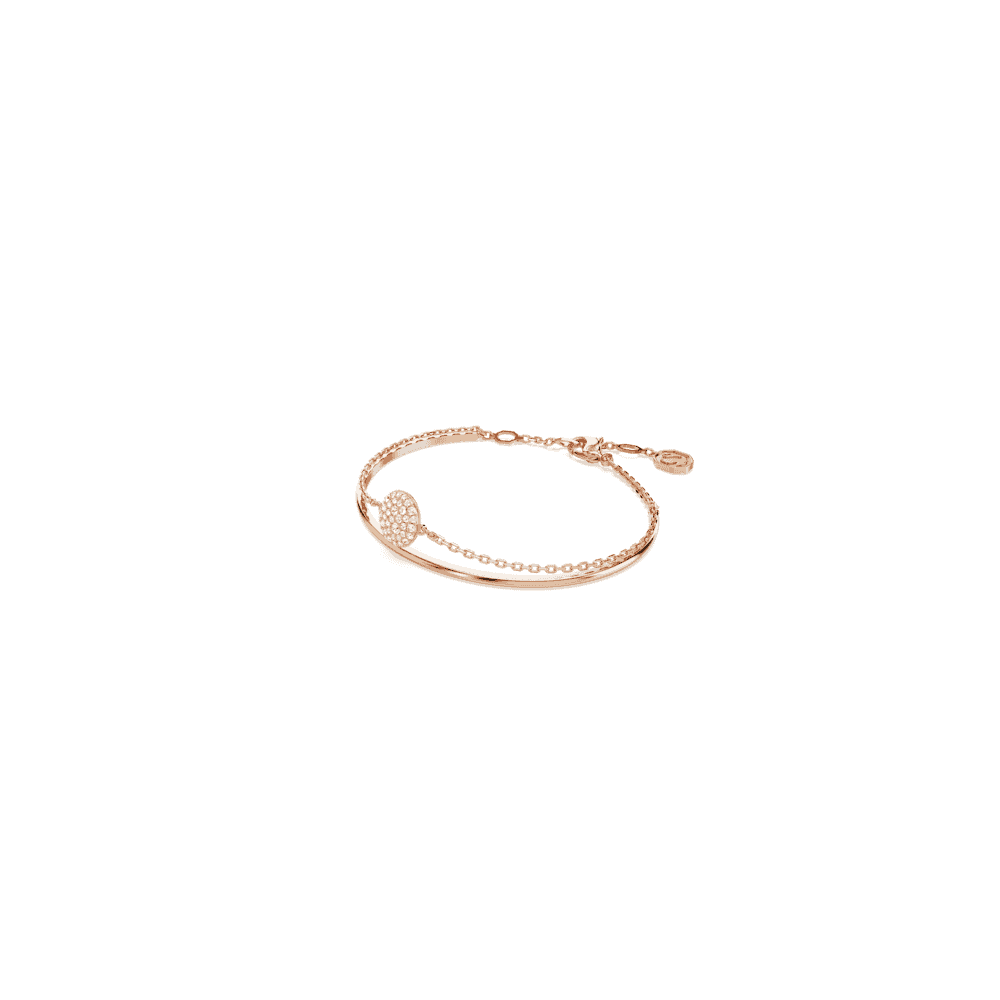 METEORA ROSE GOLD DOUBLE LAYERED BANGLE