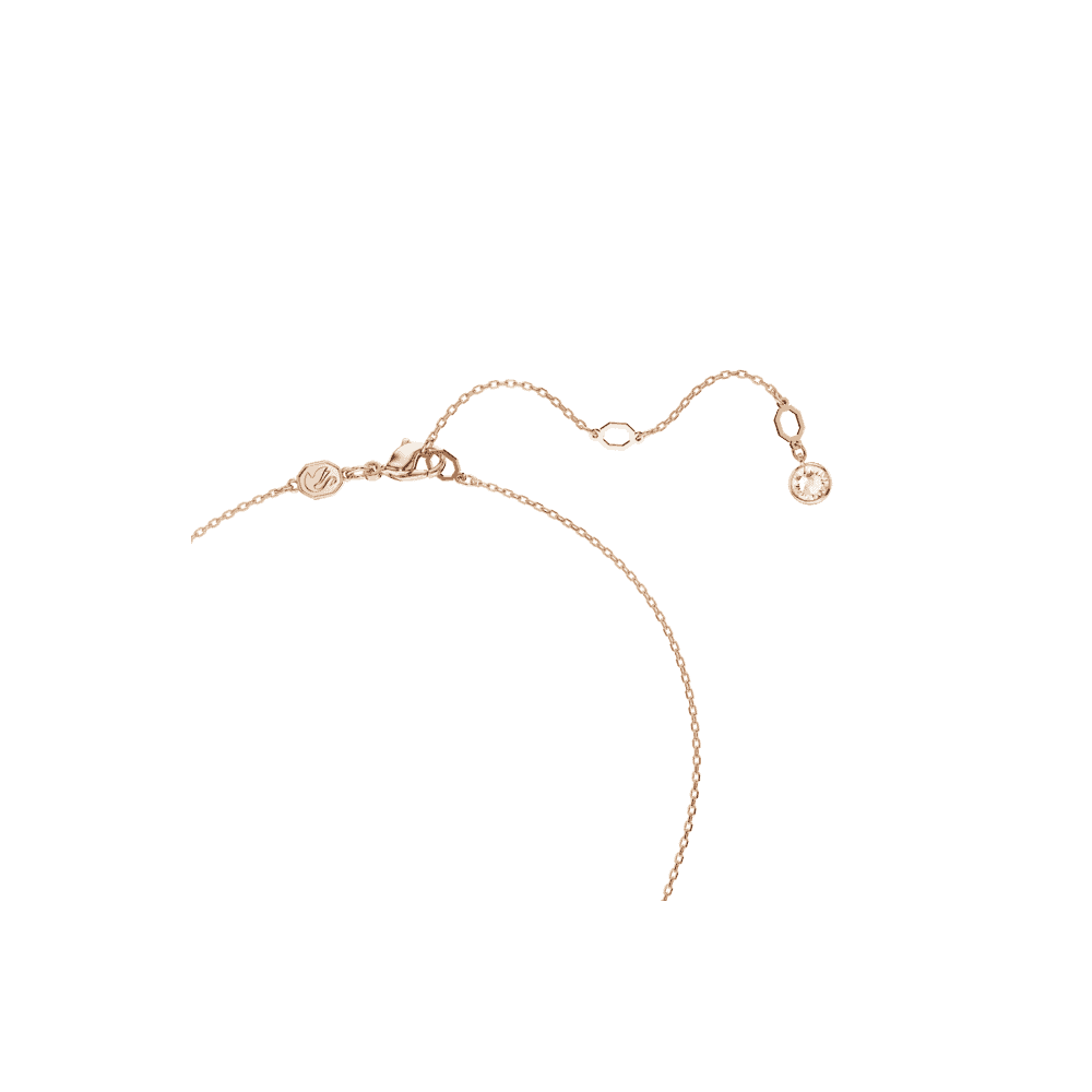 METEORA ROSE GOLD PAVE SET ROUND PENDANT