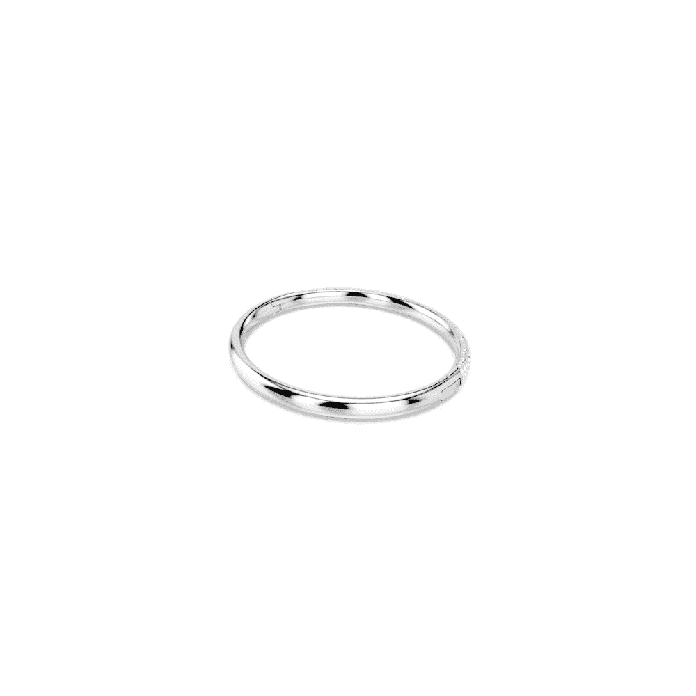 METEORA STARDUST PAVE SET CLEAR CRYSTAL BANGLE