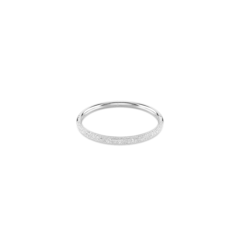 METEORA STARDUST PAVE SET CLEAR CRYSTAL BANGLE